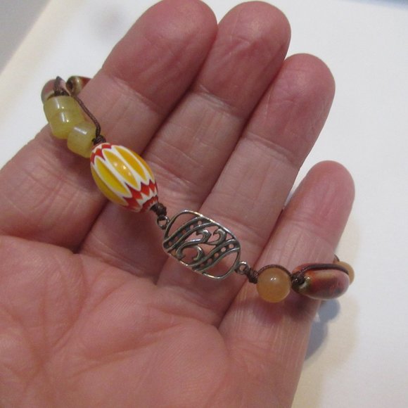 Silpada adjustable bracelet B2452 Happy Saturday
